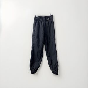 Black Bear Snowboarding Skiing Skating Pants Juniors Medium Black Nylon Side Zip